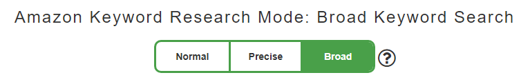 Long Tail Keyword - Amazon Broad Search